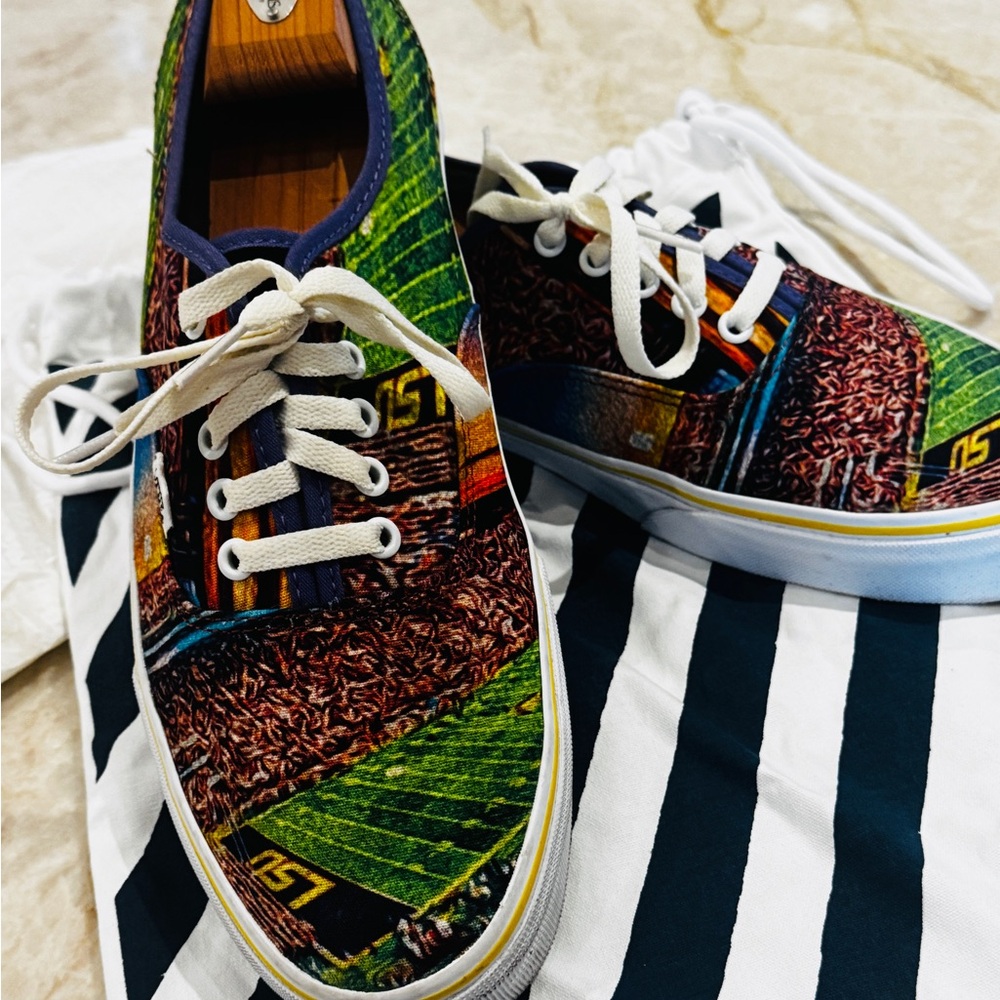 Ultra RARE - LSU Tigers - Custom VANS Authentic Shoes - New - Mens -Size 13
